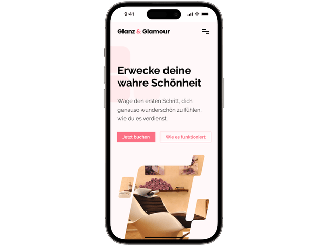 iPhone mit Webseite von Fanick Media